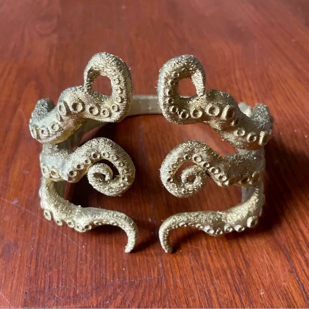 Mermaid Cosplay Gold octopus arm band